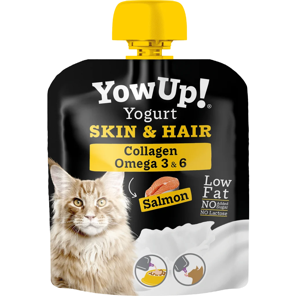 YOWUP211.png Katzenjoghurt mit Lachs, laktosefrei – YowUp! Yoghurt Cats Salmon Skin & Hair – Bild 1