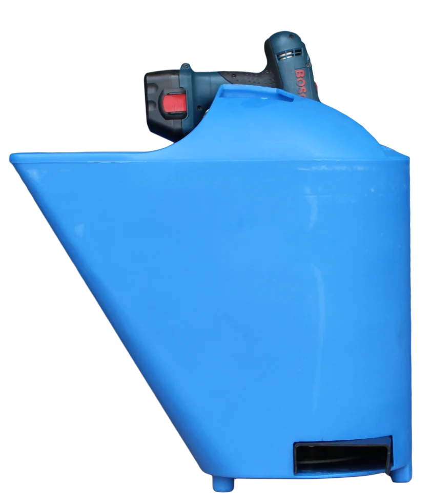 Sägespäneverteilgerät für Liegeboxen 40 l – Vink – Bild 2
