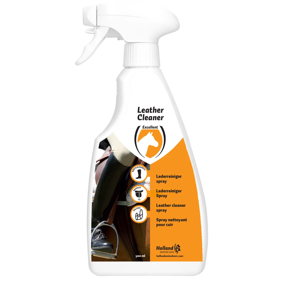 Lederreinigungsspray für Sättel und Schuhe, 500 ml – Excellent Leather Cleaner Spray – Bild 1