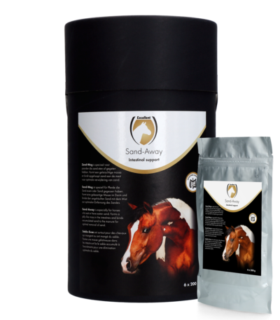 Flohsamenergänzung für Pferde, 6 x 200 g – Excellent Horse Sand-Away