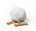 Hundespielzeug aus TPR mit Leckerliöffnung, schwimmfähig – Zee.dog Super Veggiez The Cauliflower – Bild 5