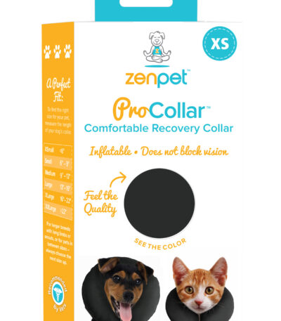 Schutzkragen für Hunde XS, waschbar, 15,2 cm – Zenpet ProCollar