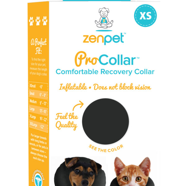 Schutzkragen für Hunde XS, waschbar, 15,2 cm – Zenpet ProCollar
