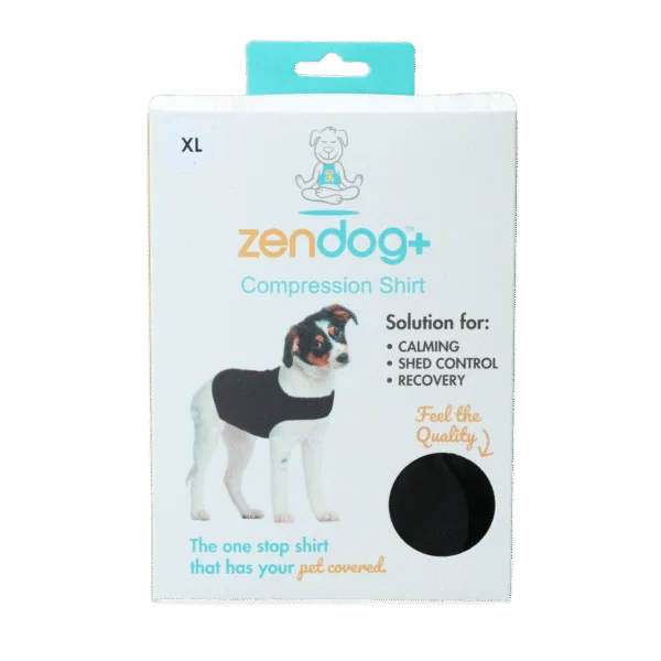 Kompressionsshirt für Hunde XL, atmungsaktiv, Brustumfang 61 bis 71 cm – Zenpet ZenDog Compression Shirt