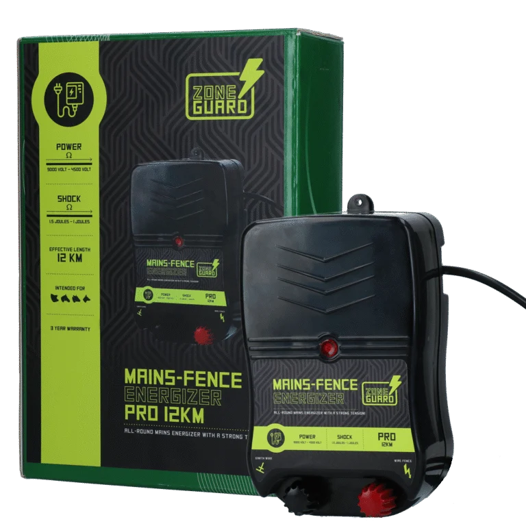 Netzbetriebenes Weidezaungerät – ZoneGuard Energizer Pro 12 km