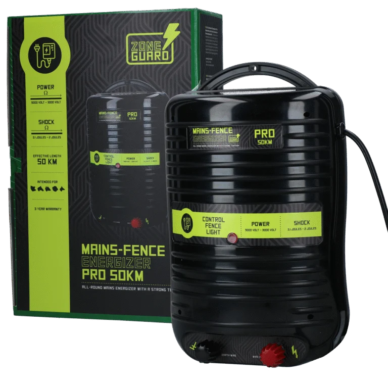 Netzbetriebenes Weidezaungerät – ZoneGuard Energizer Pro 50 km