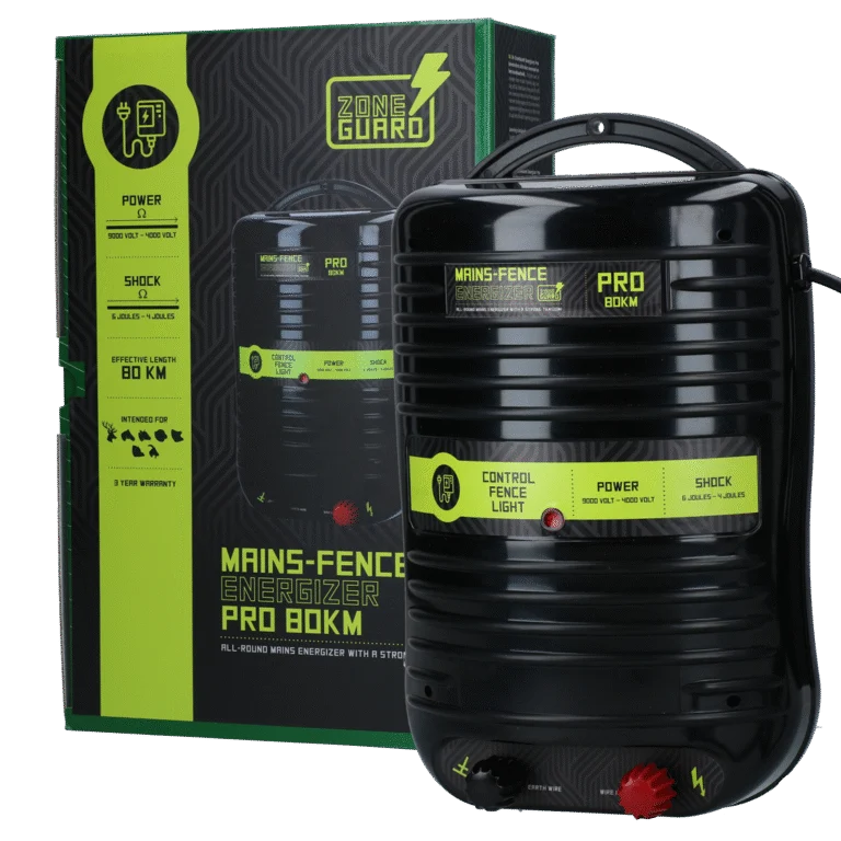 Netzgerät für Elektrozaunanlagen – ZoneGuard Energizer Pro 80 km