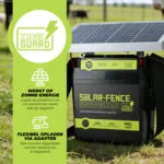 Solarbetriebenes Weidezaungerät – ZoneGuard Solar-Fence Energizer Pro 20 km – Bild 2