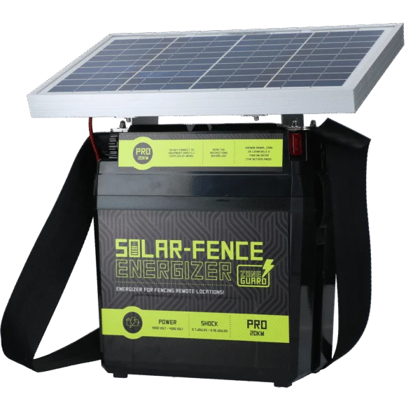 Solarbetriebenes Weidezaungerät – ZoneGuard Solar-Fence Energizer Pro 20 km