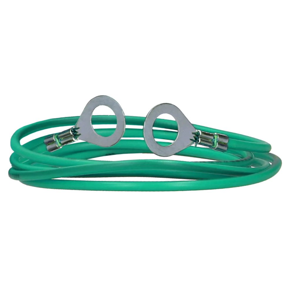 Erdungsanschlusskabel mit 2 Ösen, 100 cm – ZoneGuard Basic – Bild 1