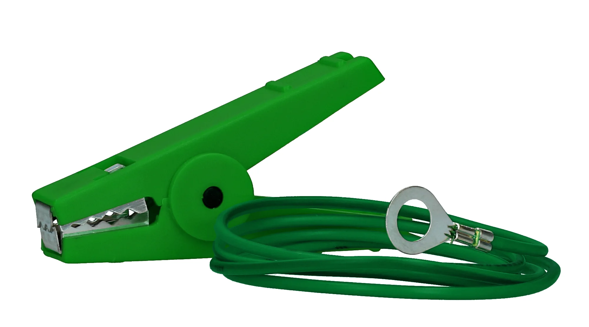 Erdungskabel mit Krokodilklemmen, 100 cm – ZoneGuard – Bild 1