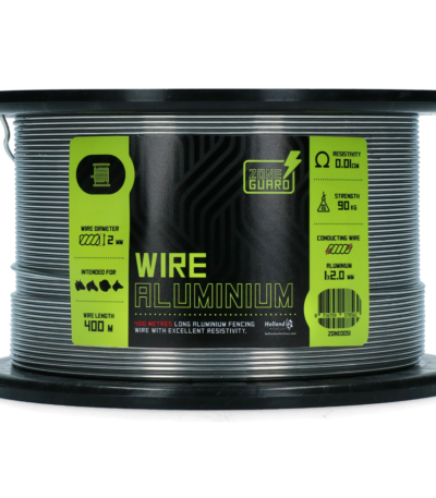 Elektrodraht aus Aluminium, 2 mm, 400 m – ZoneGuard Basic