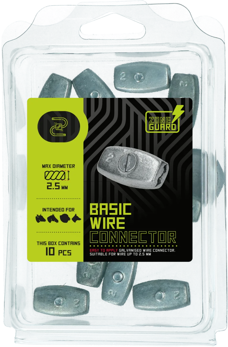 Drahtverbinder für Elektrodraht bis 2,5 mm, 10 Stück – ZoneGuard Basic – Bild 2