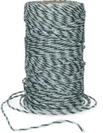 Weidezaunleiter 3 mm, Weiß mit Dunkelgrün, 200 m – ZoneGuard Basic – Bild 2