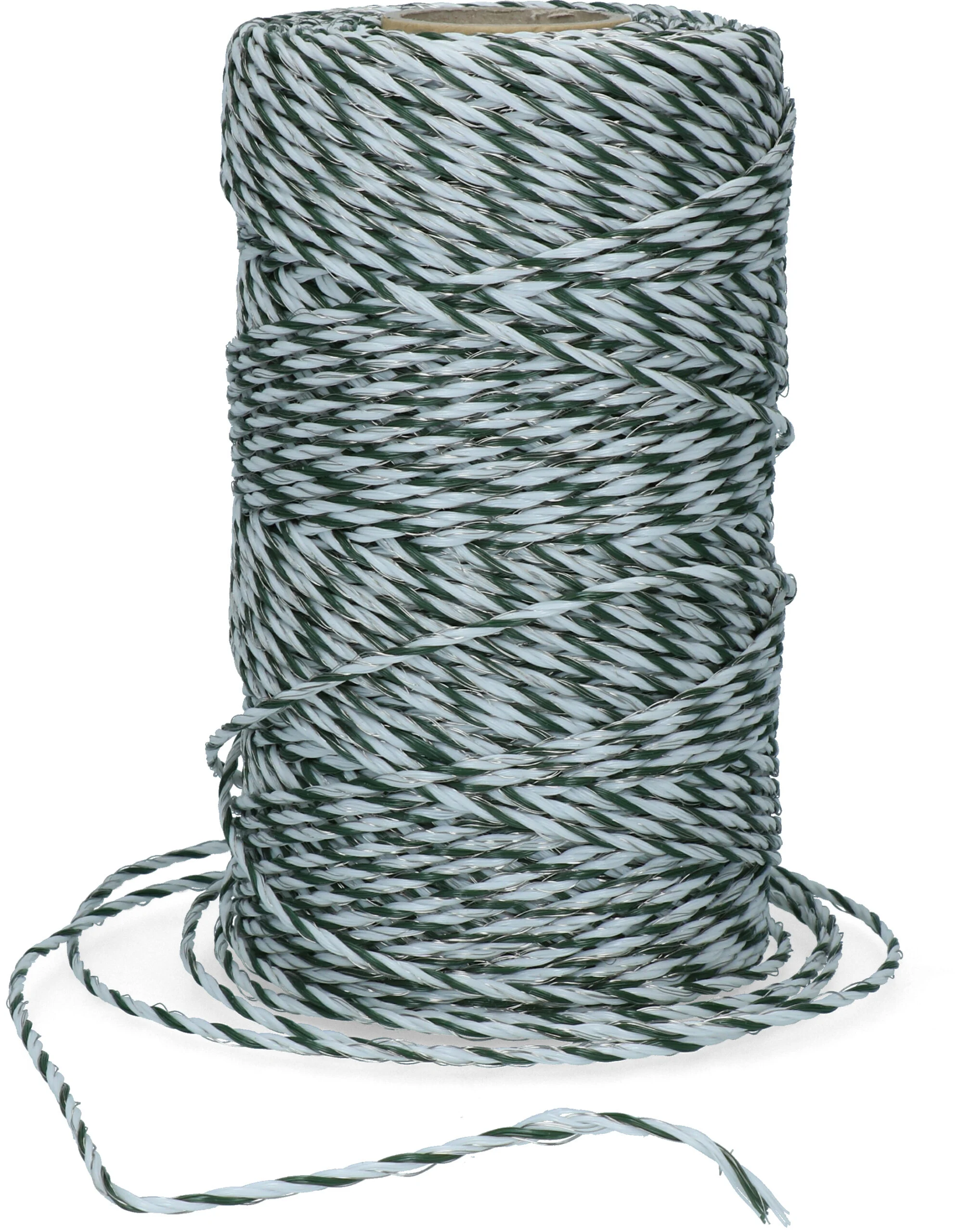 Weidezaunleiter 3 mm, Weiß mit Dunkelgrün, 200 m – ZoneGuard Basic – Bild 2