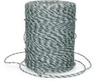 Weidezaunleiter 3 mm, Weiß mit Dunkelgrün, 400 m – ZoneGuard Basic – Bild 2