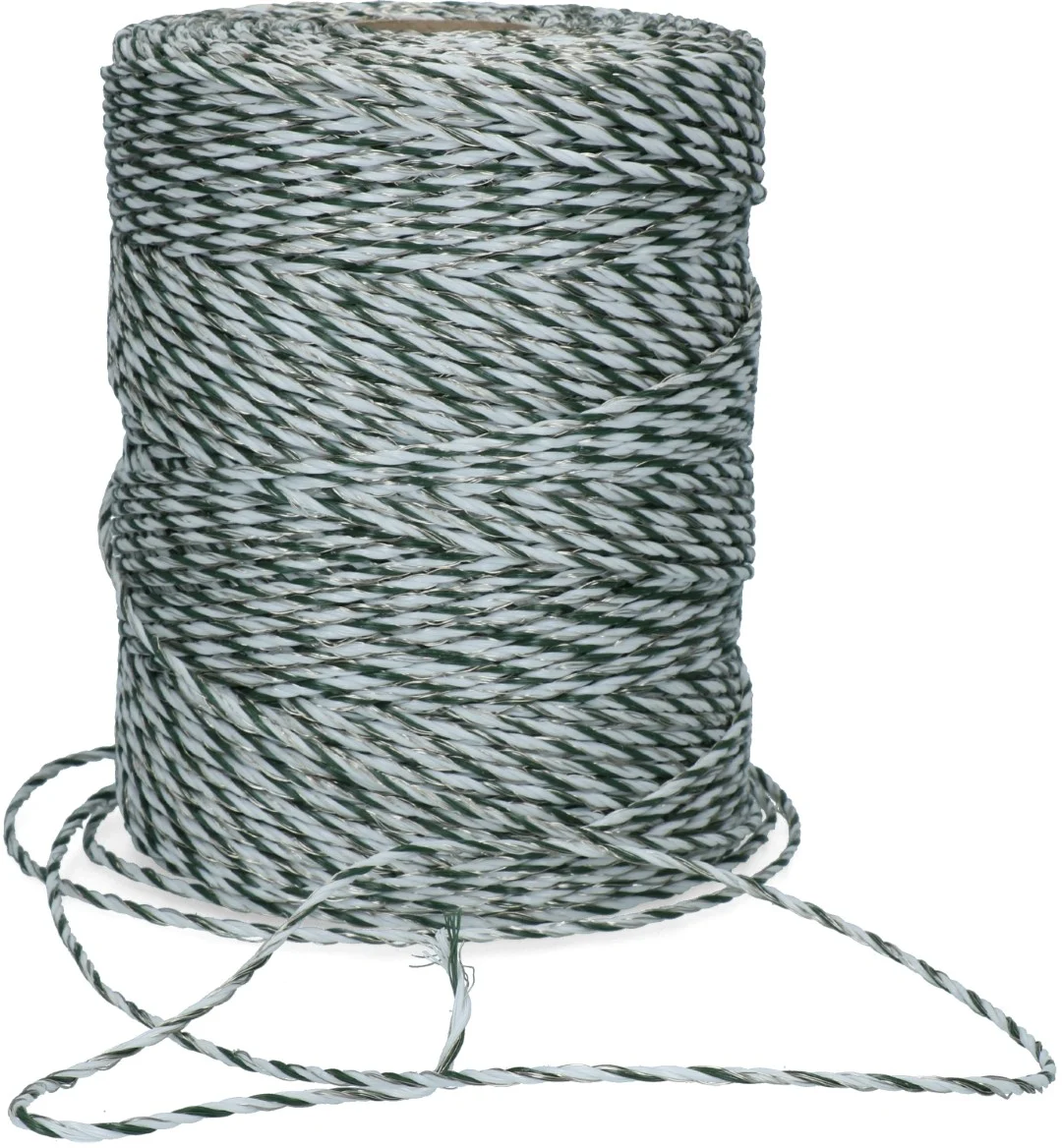 Weidezaunlitze 3 mm, Weiß mit Dunkelgrün, 400 m – ZoneGuard Plus – Bild 4