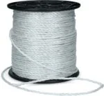 Weidezaunseil 6 mm Weiß mit 6 Edelstahlleitern, 200 m – ZoneGuard Basic – Bild 2