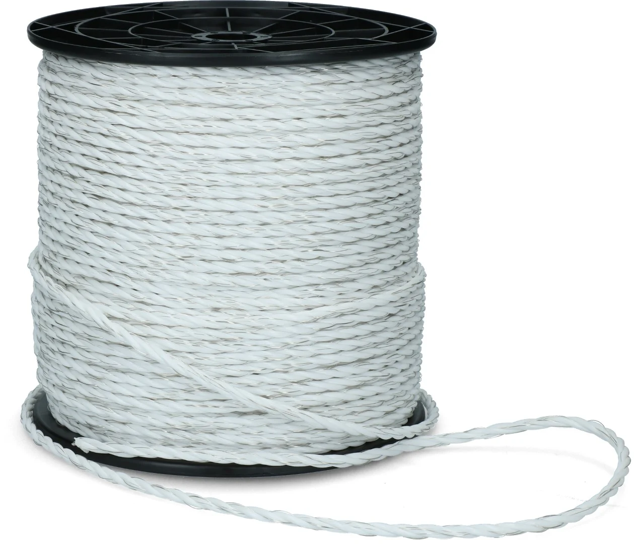 Weidezaunseil 6 mm, weiß, mit Edelstahl- und Leichtmetalldrähten, 200 m – ZoneGuard Plus – Bild 2