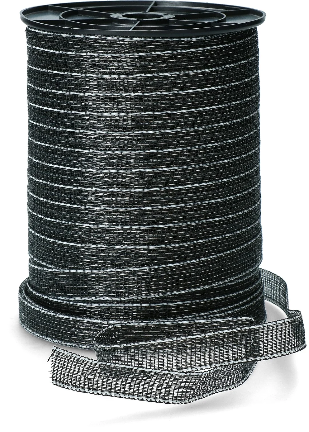 Weidezaunband 20 mm Schwarz mit 9 Edelstahldrähten, 200 m – ZoneGuard Basic – Bild 1