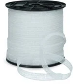 Weidezaunband 20 mm Weiß mit 4 Edelstahldrähten, 200 m – ZoneGuard Basic