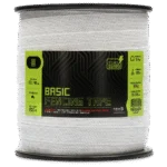 Weidezaunband 40 mm Weiß mit 8 Edelstahldrähten, 200 m – ZoneGuard Basic