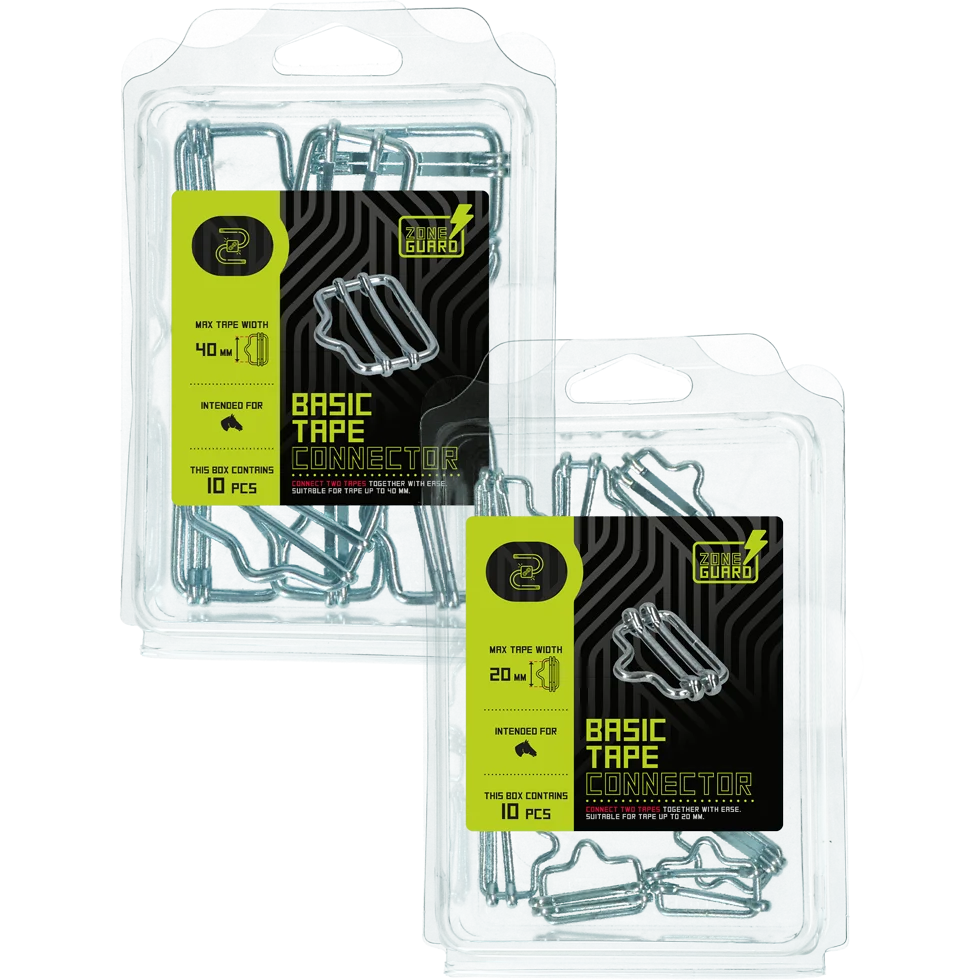 Bandverbinder für Band bis 20 mm, 10 Stück – ZoneGuard Basic – Bild 4