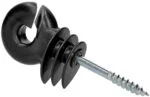 Schwarzer Ringisolator ohne durchgehenden Kern, 25 Stück – ZoneGuard