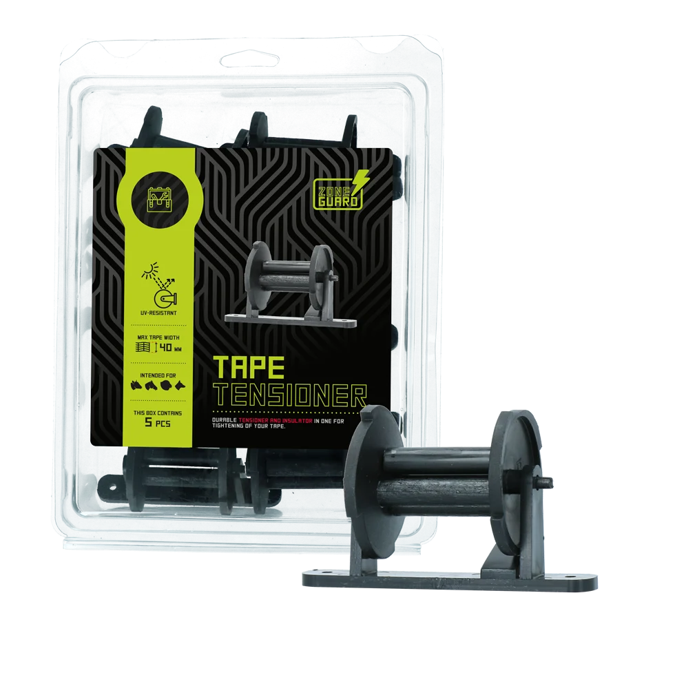 Bandspanner mit Isolator für Bänder bis 40 mm, 5 Stück – ZoneGuard – Bild 3