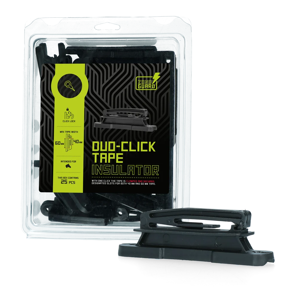 Bandisolator für Band bis 60 mm, 25 Stück – ZoneGuard Duo-Click – Bild 2