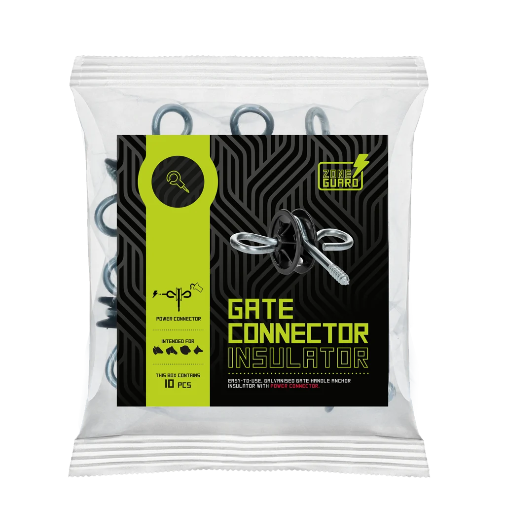 Torgriffanker mit Isolator, 10 Stück – ZoneGuard – Bild 2