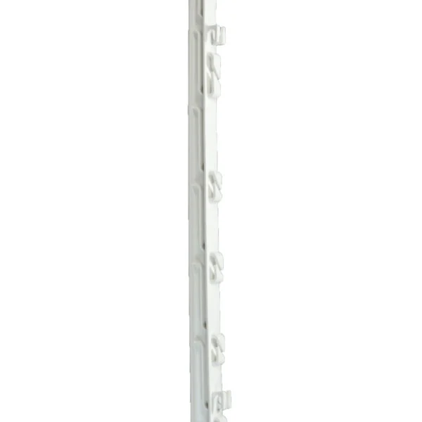 Kunststofftrittpfahl, 105 cm, Weiß – ZoneGuard