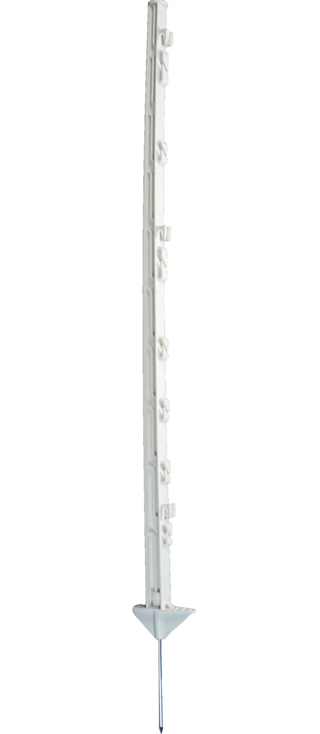 Kunststofftrittpfahl, 105 cm, Weiß – ZoneGuard – Bild 1