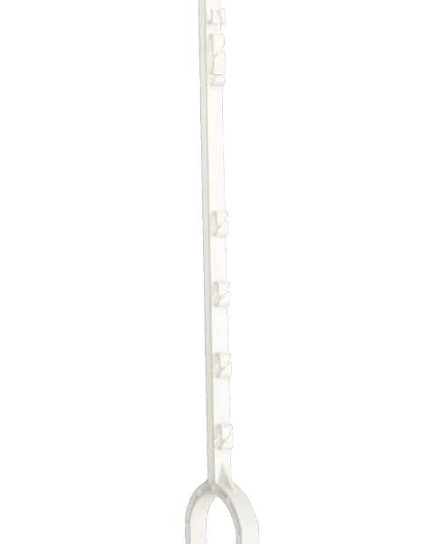 Trittpfahl mit Steigbügel, 115 cm, Weiß – ZoneGuard