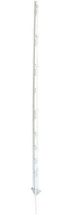 Steckpfahl aus Kunststoff, 150 cm, Weiß – ZoneGuard