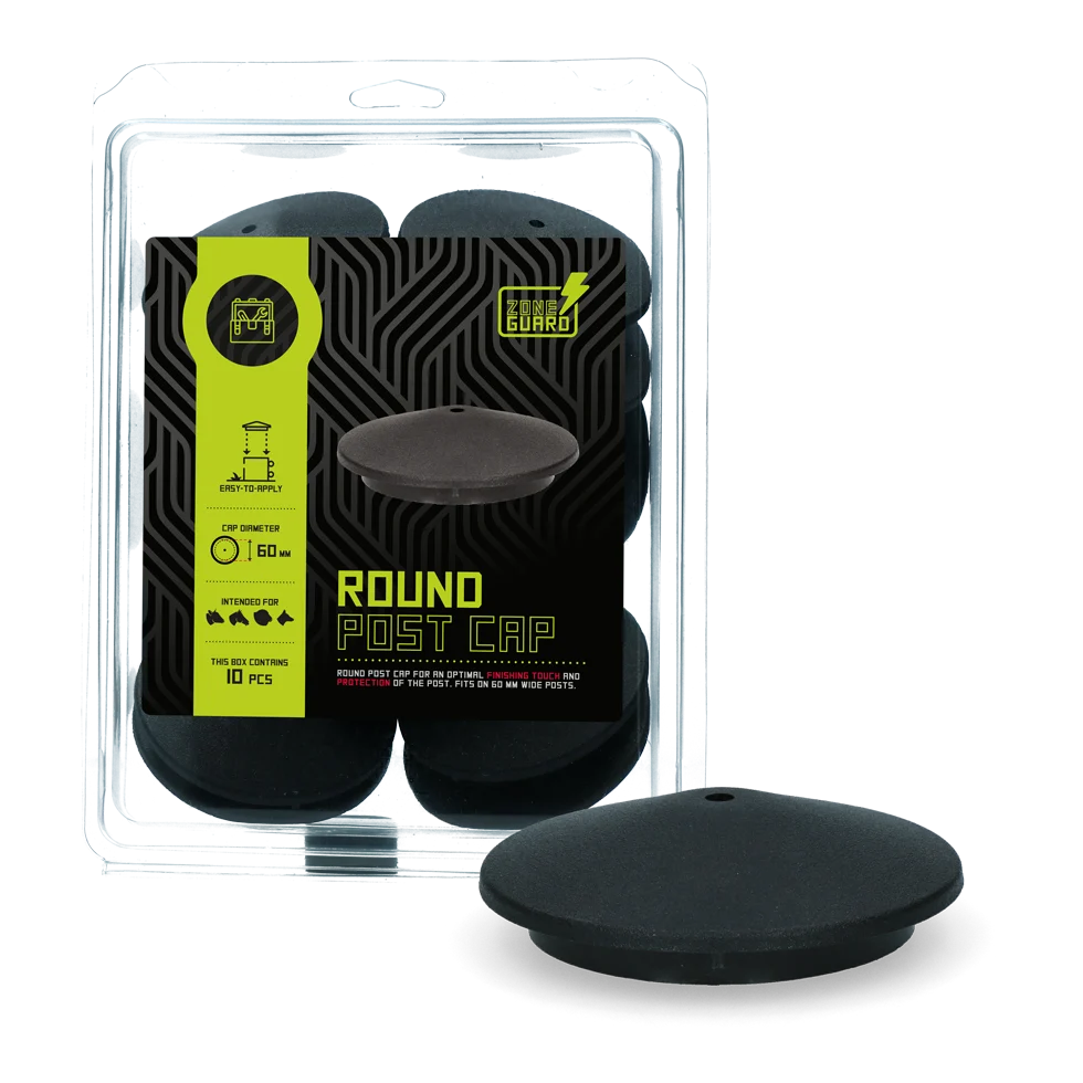 ZONE0651.png Runde Pfostenkappe 60 mm mit Befestigungsloch – ZoneGuard – Bild 1