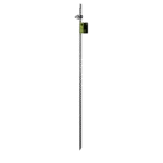 Verzinkter Erdungsstab mit Klemme, 1 m – ZoneGuard – Bild 3