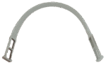 Schweißabzieher, beidhändig, zusammenklappbar, 68 cm, Grau – Vplast – Bild 3