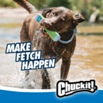 Schwimmender Apportierdummy mit Seil, ø 5 cm x 25 cm – Chuckit! Amphibious Bumper M – Bild 4