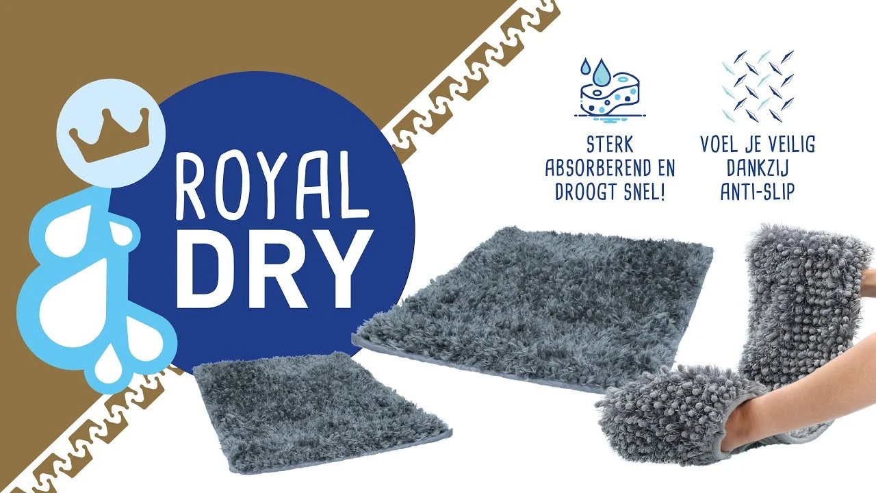 Mikrofaser Bürstenhandschuh für Hunde, 24 x 18 cm – Royal Dry – Bild 6