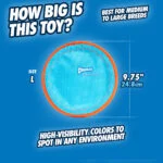 Hundefrisbee, schwimmfähig, Ø 25 cm – Chuckit! Paraflight L – Bild 3