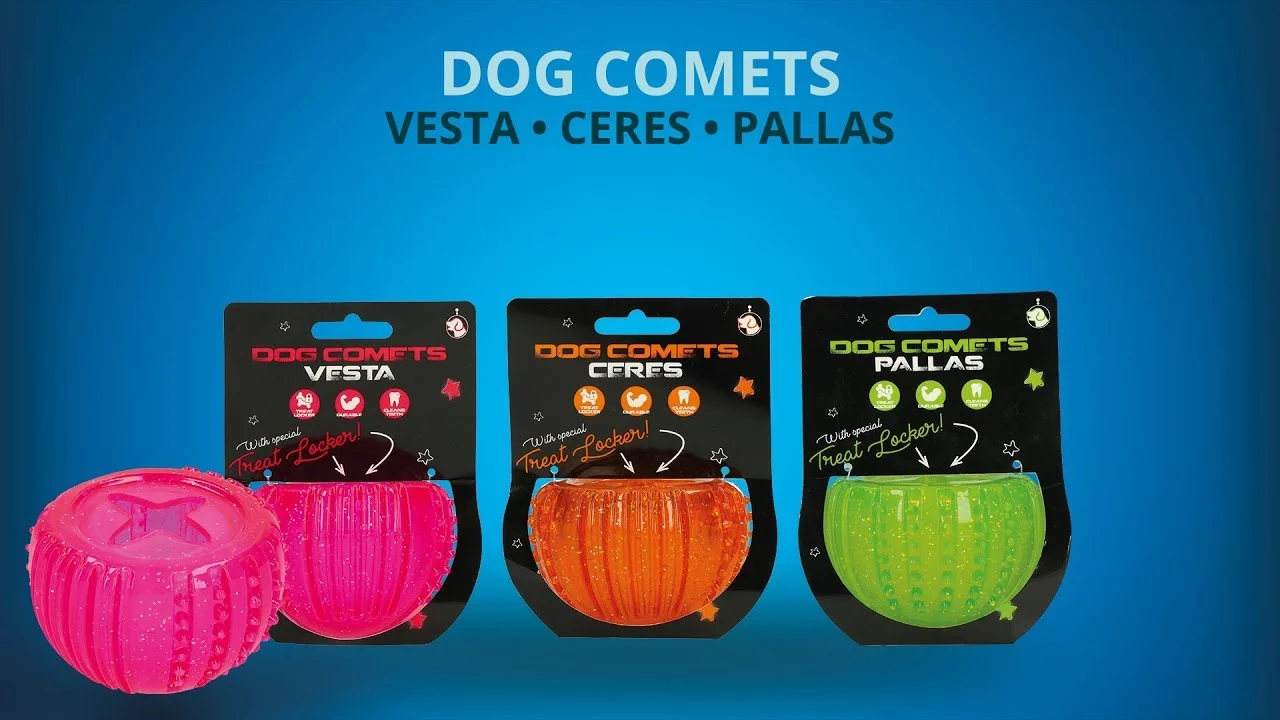 Belohnungsspielzeug aus TPR Gummi, Grün, ø 7 cm – Dog Comets Ceres - Treat Locker – Bild 4