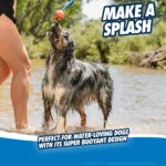 Zerrspielzeug für Hunde mit Tennisball und Band, ø 6 cm – Chuckit! Ultra Tug M – Bild 5