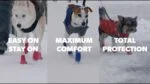 Hundeschuhe mit rutschfester Sohle, wasserdicht, Größe XS, Rot und Schwarz, 2 Stück – Goo-eez Ultras – Bild 5