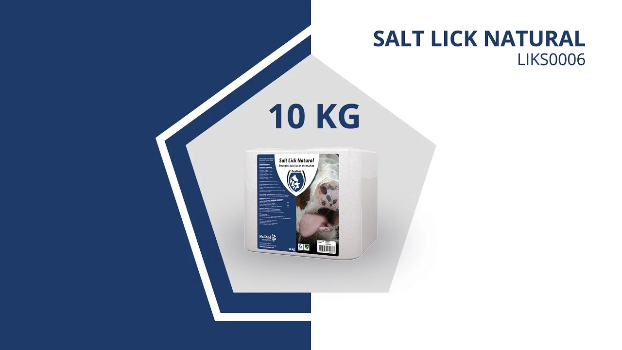 Steinsalzleckstein für Pferde, 10 kg – Excellent Liksteen Naturel – Bild 2